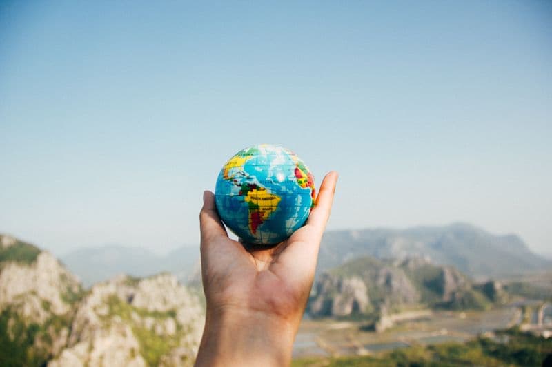 Scenic travel destination — tourist visa journeys